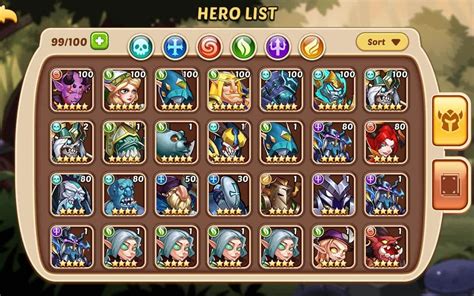 idle heroes hero rating|idle heroes best forest.